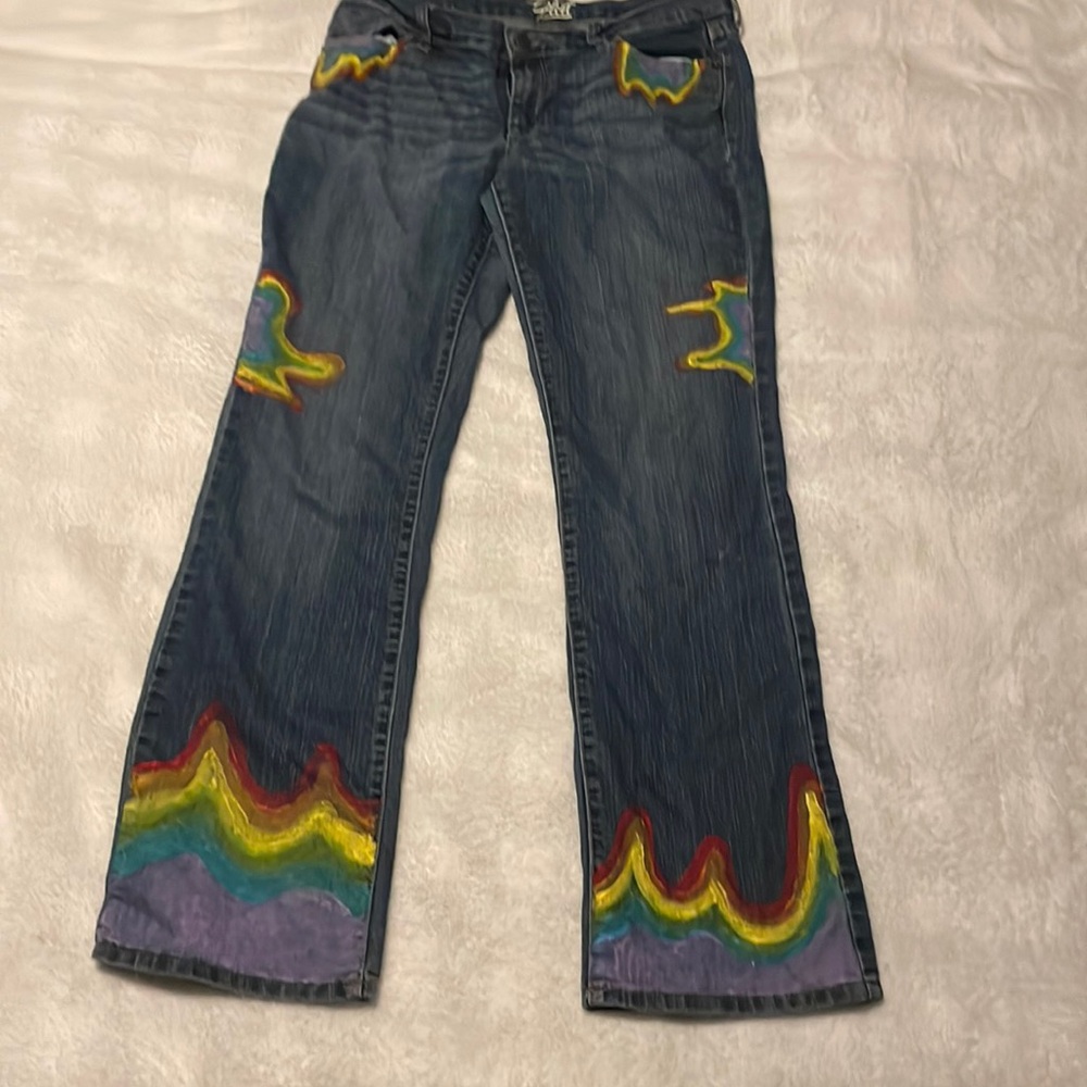 Women's Custom Painted Jeans